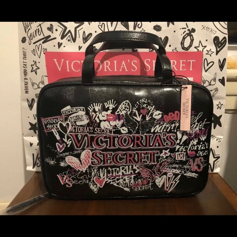 Victoria's Secret Discontinued Graffiti Travel Bag